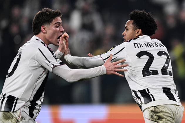 Db Torino 25 02 2026 - Champions League Juventus-Galatasaray foto Daniele Buffa Image nella foto: esultanza gol Weston McKennie 