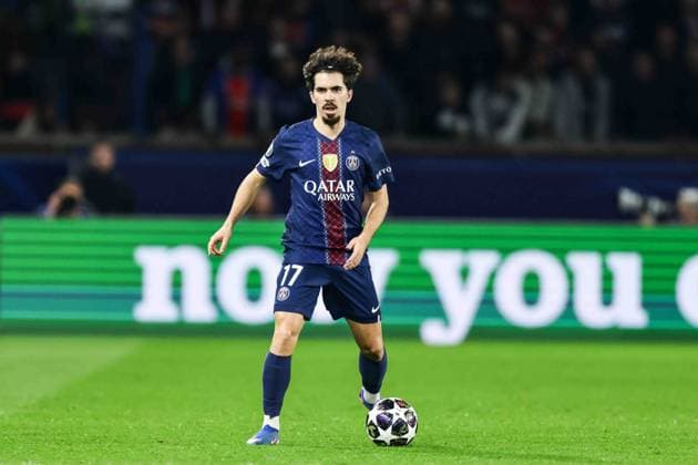 Paris Saint-Germain (PSG) v AS Monaco - UCL PARIS, FRANCE - FEBRUARY 25: Vitinha of Paris Saint-Germain during the UEFA Champions League play-off second leg football match between Paris Saint-Germain (PSG) and AS Monaco at the Parc des Princes stadium in Paris. Ibrahim Ezzat Anadolu Paris France. Editorial use only. Please get in touch for any other usage.  Copyright: x2026xAnadoluxÄ°brahimxEzzatx