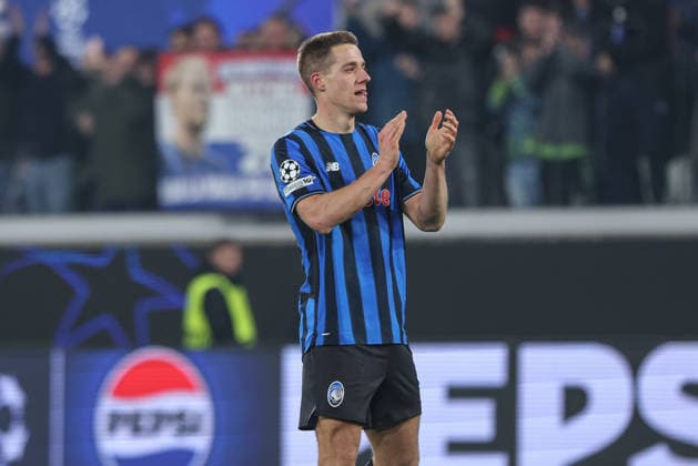 Atalanta v Borussia Dortmund, UEFA Champions League, Bergamo, Italy Bergamo, Italy. 25th, February 2026. Mario Pasalic of Atalanta celebrates during the UEFA Champions League match between Atalanta B.C. and Borussia Dortmund at New Balance Arena in Bergamo. Italy, Bergamo  Copyright: xGonzalesxPhoto StefanoxNicolix