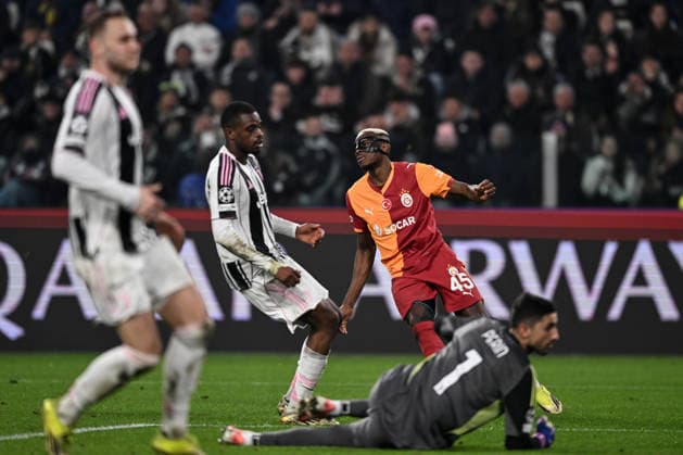 Db Torino 25 02 2026 - Champions League Juventus-Galatasaray foto Daniele Buffa Image nella foto: esultanza gol Victor Osimhen 