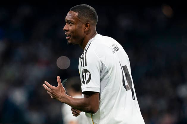 REAL MADRID CF v SL BENFICA. CHAMPIONS LEAGUE 2025 2026. KO PLAY-OFFS 2ND LEG MATCH. Real Madrid CF s David Alaba during Champions League 2025 2026, KO Play-Offs 2nd leg match. February 25, 2026. (ALTERPHOTOS Tomas Garrido) MadridSpain  Copyright: xTomasxGarridox