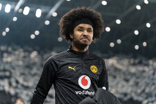 Karim Adeyemi seen during Champions League knock out play off game between teams of Atalanta Bergamo and Borussia Dortmund BVB (Kazimierz Koper Ball Raw Images) Bergamo Estadio Atleti Azzurri d Italia Italy Copyright: xKazimierzxKoperx kazimierzkoper_atalanta_borussia_2526_KOP1261
