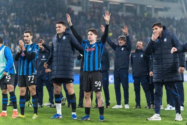 Nicola Zalewski seen during Champions League knock out play off game between teams of Atalanta Bergamo and Borussia Dortmund BVB (Kazimierz Koper Ball Raw Images) Bergamo Estadio Atleti Azzurri d Italia Italy Copyright: xKazimierzxKoperx kazimierzkoper_atalanta_borussia_2526_KOP1758