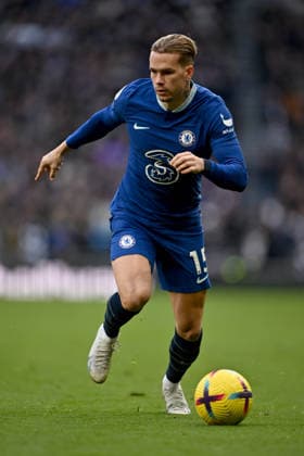 Tottenham Hotspur v Chelsea - Premier League Mykhaylo Mudryk of Chelsea on the ball during the Premier League match between Tottenham Hotspur and Chelsea FC at Tottenham Hotspur Stadium on February 26, 2023 in London, England. London Tottenham Hotspur Stadium England United Kingdom Copyright: xAllstarxPicturexLibraryxLtdx