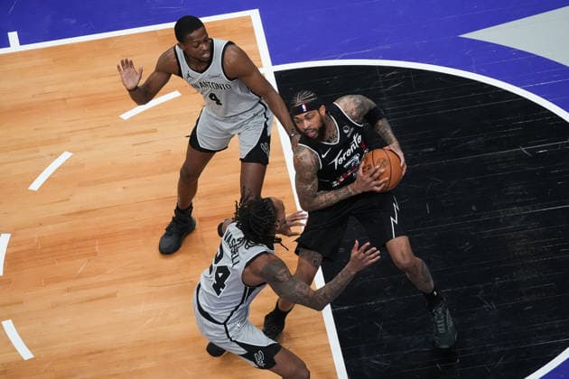 San Antonio Spurs vs Toronto Raptors TORONTO, CANADA - FEBRUARY 25 : Brandon Ingram (3) of Toronto Raptors in action during the NBA, Basketball Herren, USA basketball game between San Antonio Spurs and Toronto Raptors at the Scotiabank Arena on February 25, 2026 in Toronto, Ontario, Canada. Mert Alper Dervis Anadolu Toronto Canada. Editorial use only. Please get in touch for any other usage.  Copyright: x2026xAnadoluxMertxAlperxDervisx