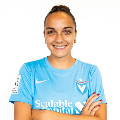Katharina Krist (FC Viktoria Berlin) Portraitbild von Katharina Krist, die Spielerin des FC Viktoria Berlin in der 2. Frauen-Bundesliga ist Copyright: xKaixHeuserxKaixHeuserx
