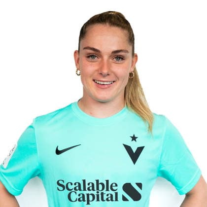 Michele Tschudin (FC Viktoria Berlin) Portraitbild von Michele Tschudin, die Spielerin des FC Viktoria Berlin in der 2. Frauen-Bundesliga ist Copyright: xKaixHeuserxKaixHeuserx
