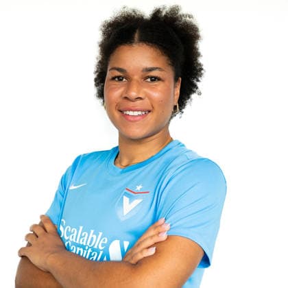 Victoria Ezebinyuo (FC Viktoria Berlin) Portraitbild von Victoria Ezebinyuo, die Spielerin des FC Viktoria Berlin in der 2. Frauen-Bundesliga ist Copyright: xKaixHeuserxKaixHeuserx