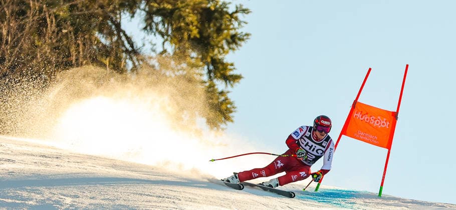 ALPINE SKIING - FIS WC Garmisch-Partenkirchen GARMISCH-PARTENKIRCHEN,GERMANY,26.FEB.26 - ALPINE SKIING - FIS World Cup, downhill training, men. Image shows Stefan Babinsky (AUT).  GEPAxpictures xThomasxBachun
