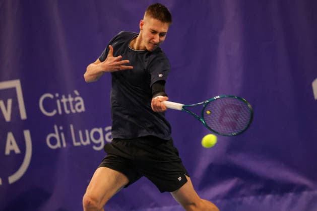 BSI Challenger Lugano - ATP, Tennis Herren Tennis Tournament Petr BRUNCLIK of the Czech Republic participates in the BSI Challenger Lugano 2026 at Centro Esposizioni in Lugano, Switzerland, on February 26, 2026. Lugano Switzerland  Copyright: xRobertaxCorradinx originalFilename:corradin-notitle260226_nptqp.jpg