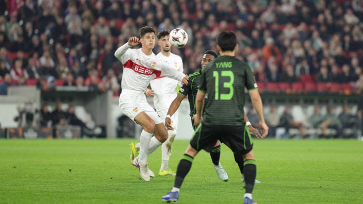 Stuttgart , Europa League VfB Stuttgart vs. Celtic Glasgow , Chema Andres (VfB)