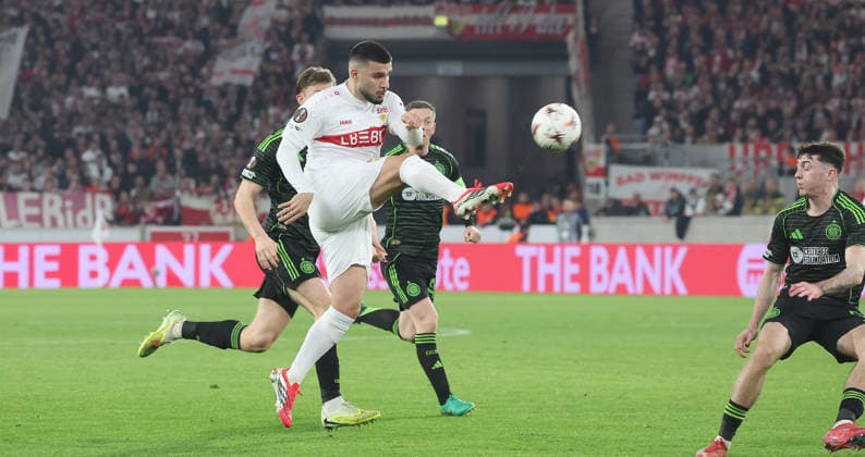Stuttgart , Europa League VfB Stuttgart vs. Celtic Glasgow , Deniz Undav ( VfB )