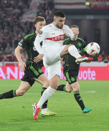 Stuttgart , Europa League VfB Stuttgart vs. Celtic Glasgow , Deniz Undav ( VfB )
