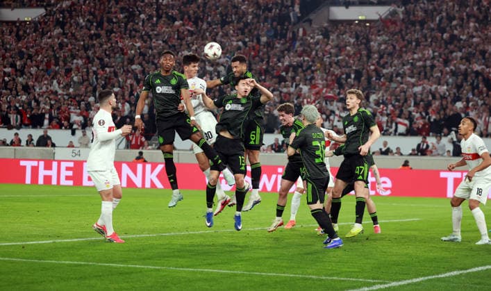 26.02.26 VfB Stuttgart - Celtic Glasgow Deutschland, Stuttgart, 26.02.2026, Fussball, UEFA Europa League, Saison 2025 2026, Play-Offs, Rückspiel, VfB Stuttgart - Celtic Glasgow: Chema Andres (VfB Stuttgart).
