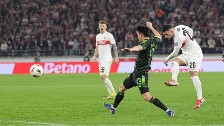 Stuttgart , Europa League VfB Stuttgart vs. Celtic Glasgow , Deniz Undav (VfB)