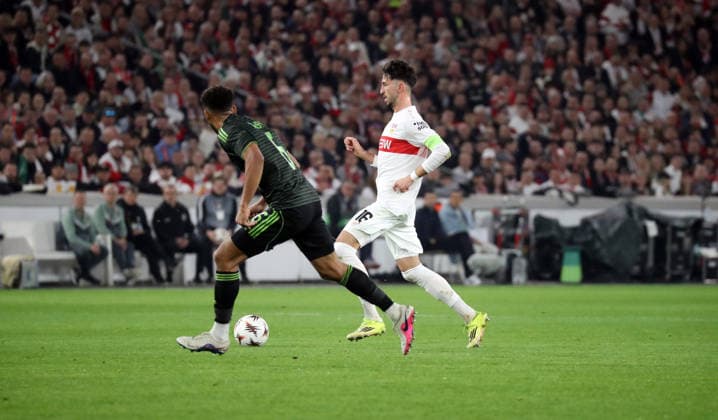 26.02.26 VfB Stuttgart - Celtic Glasgow Deutschland, Stuttgart, 26.02.2026, Fussball, UEFA Europa League, Saison 2025 2026, Play-Offs, Rückspiel, VfB Stuttgart - Celtic Glasgow: Atakan Karazor (VfB Stuttgart).
