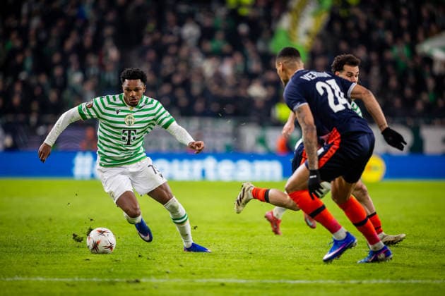 FERENCVAROS - LUDOGORETS Lenny Joseph of Ferencvaros during the 2 nd leg of KO play off s of UEFA Europa league football match between Ferencvarosi TC and PFC Ludogorets Razgrad. Groupama Arena, Ferencvaros Arena, Budapest, Hungary, February 26, 2026. Photo by Branislav Racko Copyright: xx 080A7656