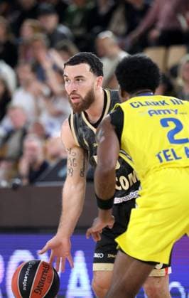 BASKET EUROLIGUE MONACO TEL AVIV PHOTOPQR NICE MATIN Justine Meddah ; Monaco ; 26 02 2026 ; Basket Euroligue : Monaco - Tel Aviv à la salle Gaston Médecin à Monaco. 55 Mike James Euroleague basket Monaco vs Tel Aviv Monaco France  Copyright: xPHOTOPQR NICExMATIN MAXPPPxJustinexMeddahx 20260226NIM9360 20260226NIM9360