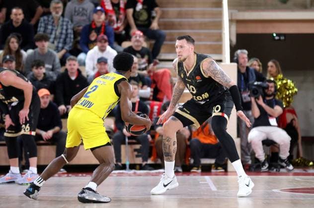 BASKET EUROLIGUE MONACO TEL AVIV PHOTOPQR NICE MATIN Justine Meddah ; Monaco ; 26 02 2026 ; Basket Euroligue : Monaco - Tel Aviv à la salle Gaston Médecin à Monaco. 10 Daniel Theis Euroleague basket Monaco vs Tel Aviv Monaco France  Copyright: xPHOTOPQR NICExMATIN MAXPPPxJustinexMeddahx 20260226NIM9363 20260226NIM9363