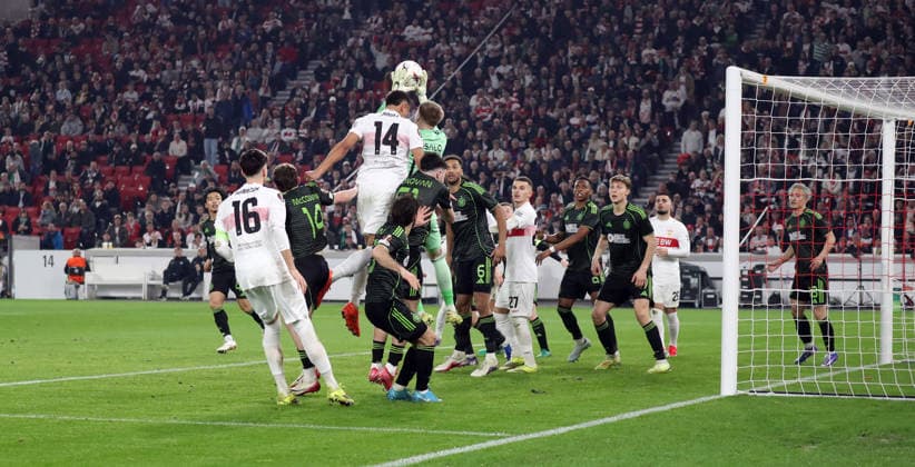 26.02.26 VfB Stuttgart - Celtic Glasgow Deutschland, Stuttgart, 26.02.2026, Fussball, UEFA Europa League, Saison 2025 2026, Play-Offs, Rückspiel, VfB Stuttgart - Celtic Glasgow: Luca Jaquez (VfB Stuttgart).