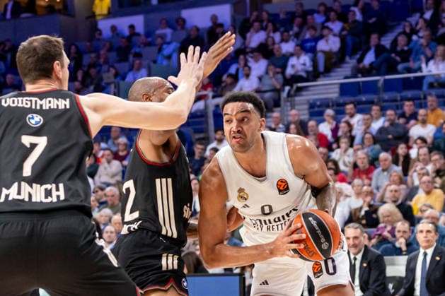 2026 Euroleague basketball Real Madrid v FC Bayern Munich February 26th; 26th February 2026; Movistar Arena; Madrid, Spain; Euroleague Basketball; Spain, Real Madrid vs FC Bayern Munich; Trey Lyles (Real Madrid) Madrid Spain Basketball Copyright: xAlbaxPachecox xAgenciaxLOFx