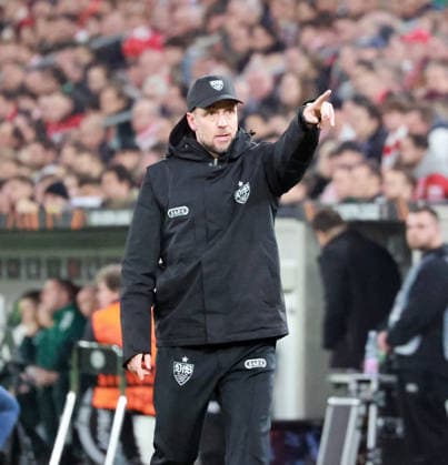 26.02.26 VfB Stuttgart - Celtic Glasgow Deutschland, Stuttgart, 26.02.2026, Fussball, UEFA Europa League, Saison 2025 2026, Play-Offs, Rückspiel, VfB Stuttgart - Celtic Glasgow: Sebastian Hoeneß (Trainer VfB Stuttgart).