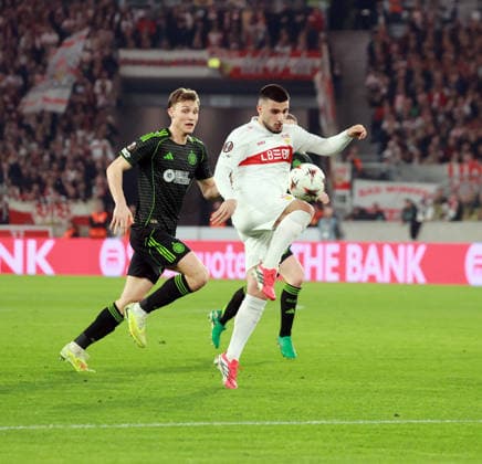 26.02.26 VfB Stuttgart - Celtic Glasgow Deutschland, Stuttgart, 26.02.2026, Fussball, UEFA Europa League, Saison 2025 2026, Play-Offs, Rückspiel, VfB Stuttgart - Celtic Glasgow: Deniz Undav (VfB Stuttgart).