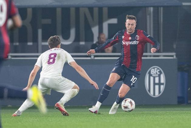 Foto IPP Damiano Fiorentini Bologna 26 02 2026 Calcio Europa League 2025-2026 partita: Bologna-Brann nella foto: Federico Bernardeschi Italy Photo Press World Copyright italy ITALY  Copyright: xR4924_italyphotopressx