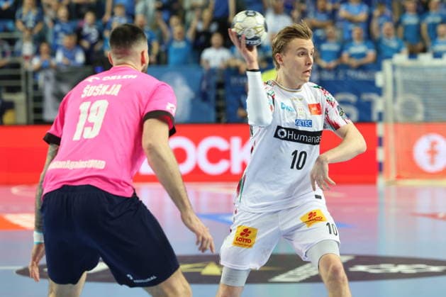 Plock 26.02.2026 Liga mistrzow pilka reczna mezczyzn faza grupowa sezon 2025 26 --- Group Chase mens handball EHF Champions League Orlen Wisla Plock - SC Magdeburg Gisli Kristjansson Fot. Marcin Solarz FotoPyK NEWSPIX.PL --- newspix.pl 