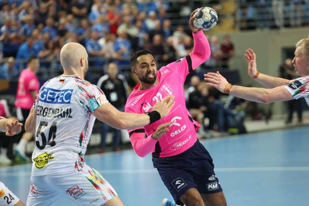 Plock 26.02.2026 Liga mistrzow pilka reczna mezczyzn faza grupowa sezon 2025 26 --- Group Chase mens handball EHF Champions League Orlen Wisla Plock - SC Magdeburg Melvyn Richardson Fot. Marcin Solarz FotoPyK NEWSPIX.PL --- newspix.pl 