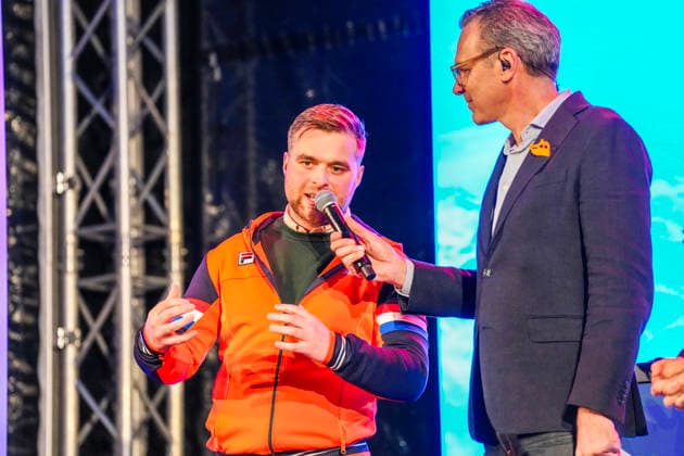 2026-02-26 - Tribute TeamNL Tribute TeamNL HEERENVEEN, NETHERLANDS - FEBRUARY 26: Abel Kooistra, Jeroen Stomphorst during the Tribute TeamNL Tribute TeamNL at the Oude Koenarkt on February 26, 2026 in Heerenveen, Netherlands Heerenveen Oude Koenarkt Netherlands Content not available for redistribution in The Netherlands directly or indirectly through any third parties. Copyright: xDouwexBijlsmax