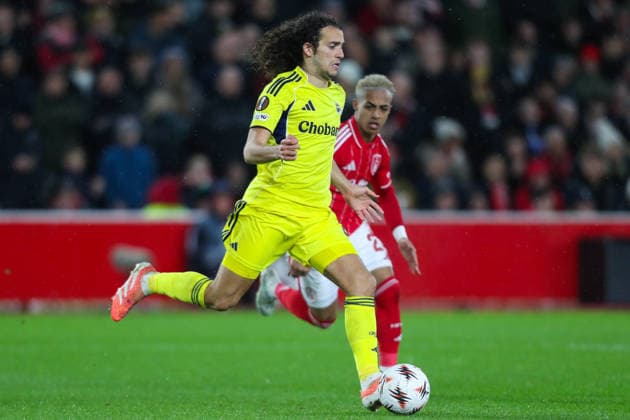 Nottingham Forest v Fenerbahce SK, UEFA Europa League MattÃ o Guendouzi Of Fenerbache in action during the Nottingham Forest v Fenerbahce SK UEFA Europa League Play-Offs 2nd Leg match at the City Ground, West Bridgford, England on 26 February 2026 Credit: Lee Keuneke Every Second Media Editorial use only. All images are copyright Every Second Media Limited. No images may be reproduced without prior permission. Copyright: xIMAGO EveryxSecondxMediax ESM-1824-0036 LeexKeunekex xEveryxSecondxMediax