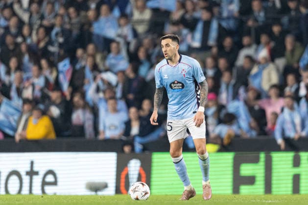 Matias Vecino seen during UEFA Europa League knock out play off game between teams of RC Celta de Vigo and PAOK FC at Estadio de Balaidos (Maciej Rogowski Ball Raw Images PT) Vigo Estadio de Balaidos Spain Copyright: xMaciejxRogowskix _ROG8070