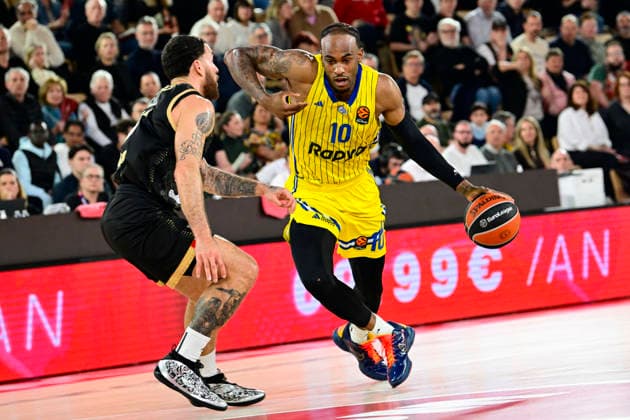 BASKET-BALL : AS Monaco VS Maccabi Rapyd Tel Aviv - Turkish Airlines EuroLeague - 26 02 2026 Oshae Brissett (Maccabi) - Turkish Airlines EuroLeague match between AS Monaco and Maccabi Rapyd Tel Aviv on February 26, 2026 at the Gaston-MÃ decin sports hall in Monaco MonacoMonaco  Copyright: xWilliamxCannarellax