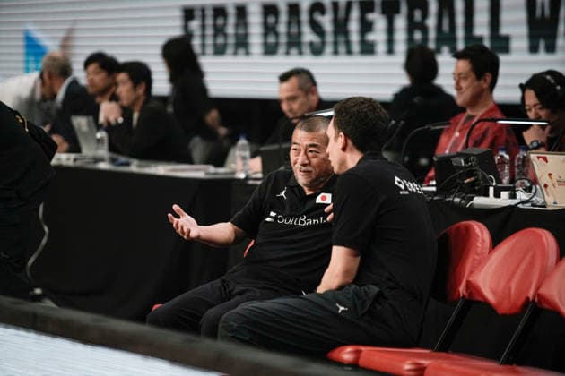 (L-R) Dai Oketani head coach and Ryan Richman coach (JPN), FEBRUARY 26, 2026 - Basketball : FIBA Basketball World Cup 2027 Asian Qualifiers First Round Group B match between Japan - China at Okinawa Suntory Arena, Okinawa, Japan. Noxthirdxpartyxsales  aflo_321437042