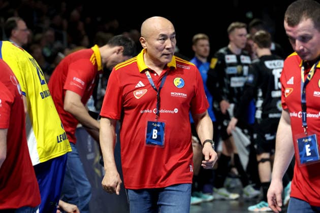 DEU, EHF Champions League, Fuechse Berlin vs.Industria Kielce, 26.02.2026, Max-Schmeling-Halle, Berlin, DEU, EHF Champions League, Fuechse Berlin vs.Industria Kielce, im Bild Cheftrainer Talant Dujshebaev (Industria Kielce)