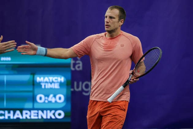 Mirza BASIC (BIH) and Nerman FATIC (BIH) during Challenger Citta di Lugano, International Tennis match in Lugano, Switzerland, February 26 2026  Copyright: xRobertaxCorradin IPAxSportx xipa-agency.netx xx IPA_72097775 IPA_Agency_IPA72097775