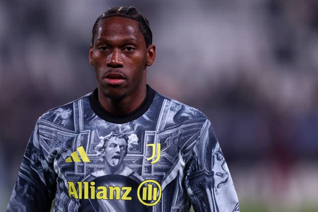 Juventus v Galatasaray A.S. - UEFA Champions League 2025 26 League Play-off second leg Jonathan David of Juventus Fc during warm up before the UEFA Champions League 2025 26 League Knockout Play-off Second Leg match between Juventus Fc and Galatasaray A.S. at Allianz Stadium on February 25, 2026 in Turin, Italy . Torino Allianz Stadium Italy Copyright: xMarcoxCanonierox
