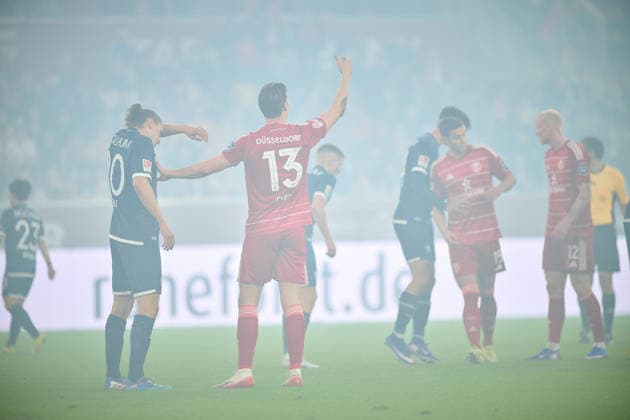 DUSSELDORF, GERMANY - 27 FEBRUARY, 2026: - The football match 2. Bundesliga Fortuna Duesseldorf - VfL Bochum 1848 at Merkur Spiel Arena.  Copyright: xVITALIIxKLIUIEVx