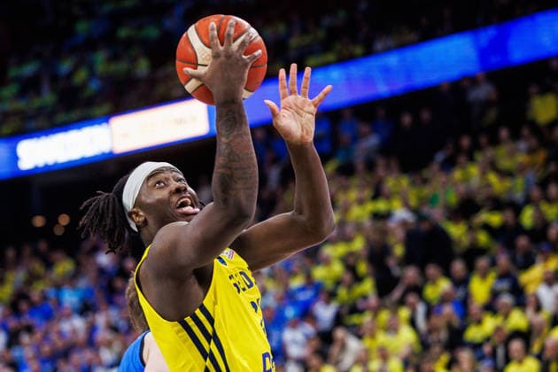 260227 Zaba Bangala of Sweden during the FIBA World Cup Qualifier game between Sweden and Estonia on February 27, 2026 in Stockholm. Photo: Kenta Jönsson BILDBYRAN COP 210 KJ0314 basket basketball vm-kval kval fiba world cup qualifiers sverige estland sweden estonia bbeng Copyright: KENTAxJÖNSSON BB260227KJ024