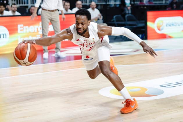 Ryga 27.02.2026 KOSZYKOWKA KOSZKADRA REPREZENTACJA POLSKI MECZ LOTWA - POLSKA ELIMINACJE MISTRZOSTW SWIATA 2027 - - - MEN BASKETBALL POLISH national team, Nationalteam WORLD CUP SERIES QUALIFIERS GAME LATVIA - POLAND NZ Jordan Loyd , FOT. WOJCIECH FIGURSKI 058SPORT.PL NEWSPIX.PL --- newspix.pl  FOT. WOJCIECH FIGURSKI 058SPORT.PL