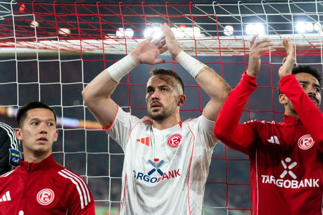 Deutschland: 2. Bundesliga 2025 2026 Fortuna Düsseldorf vs. VfL Bochum 24. Spieltag 27.02.2026 Merkur Spiel-Arena (Nordrhein-Westfalen) Florian Kastenmeier (Fortuna Düsseldorf, 33)