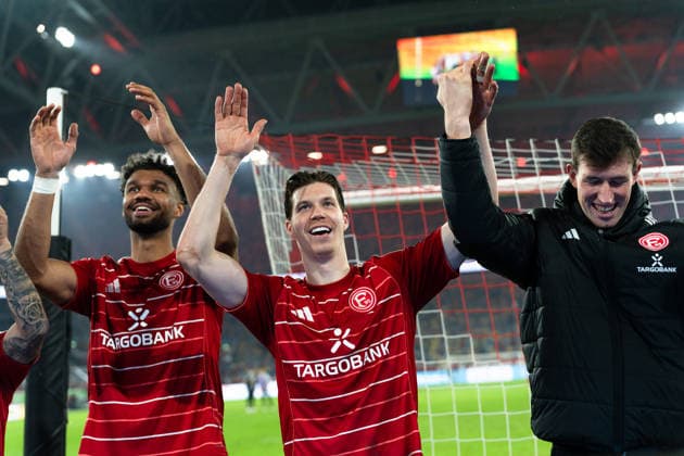 Deutschland: 2. Bundesliga 2025 2026 Fortuna Düsseldorf vs. VfL Bochum 24. Spieltag 27.02.2026 Merkur Spiel-Arena (Nordrhein-Westfalen) Cedric Itten (Fortuna Düsseldorf, 13)