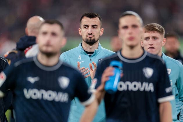 27.02.2026, Fussball, Saison 2025 2026, 2. Bundesliga, 24. Spieltag, Fortuna Düsseldorf - VfL Bochum 1848, Erhan Masovic (VfL Bochum 1848), Düsseldorf MErkur Spiel Arena NRW Deutschland xRHR-FOTO DEx