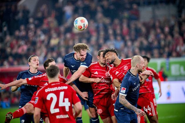 Sport Bilder des Tages DUSSELDORF, GERMANY - 27 FEBRUARY, 2026: - The football match 2. Bundesliga Fortuna Duesseldorf - VfL Bochum 1848 at Merkur Spiel Arena.  Copyright: xVITALIIxKLIUIEVx