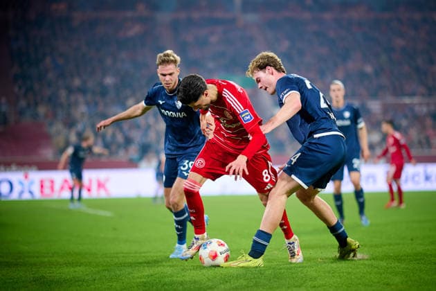 DUSSELDORF, GERMANY - 27 FEBRUARY, 2026: - The football match 2. Bundesliga Fortuna Duesseldorf - VfL Bochum 1848 at Merkur Spiel Arena.  Copyright: xVITALIIxKLIUIEVx