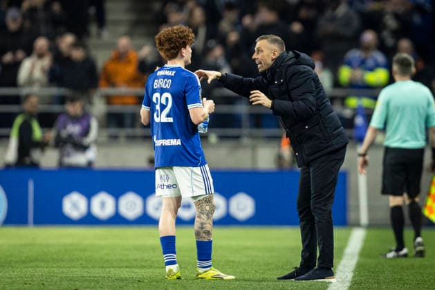 FOOTBALL : Racing Strasbourg vs Lens FC - ligue 1 - Strasbourg - 27 02 26 Manager: Gary O Neil ENG et Valentin Barco 32 (RCS)  Copyright: xelyxandroxcegarrax
