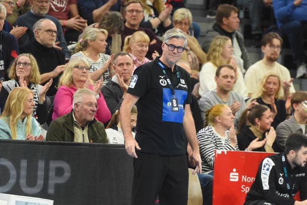 Handball I Herren I Saison 2025-2026 I Bundesliga I 23. Spieltag I SG Flensburg-Handewitt - HSG Wetzlar I 27.02.2026 Runar Sigtryggsson (Trainer, HSG Wetzlar) Copyright: xLobeca JanxKirschnerx