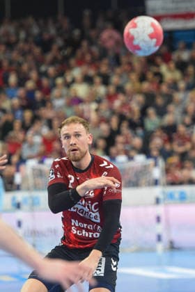 Handball I Herren I Saison 2025-2026 I Bundesliga I 23. Spieltag I SG Flensburg-Handewitt - HSG Wetzlar I 27.02.2026 Simon Pytlick (2, SG Flensburg-Handewitt) Copyright: xLobeca JanxKirschnerx