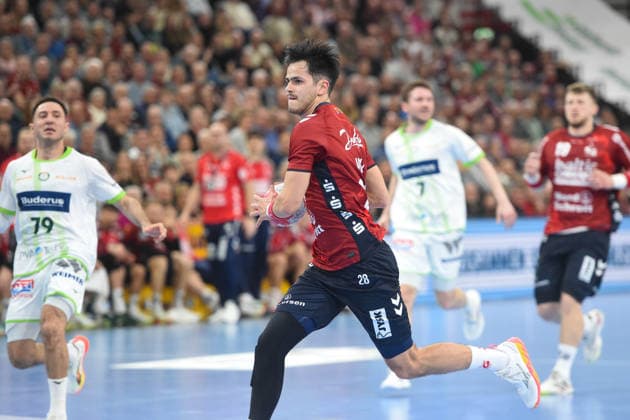 Handball I Herren I Saison 2025-2026 I Bundesliga I 23. Spieltag I SG Flensburg-Handewitt - HSG Wetzlar I 27.02.2026 Patrick Volz (28, SG Flensburg-Handewitt) Copyright: xLobeca JanxKirschnerx